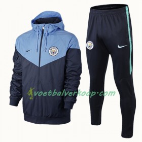 Manchester City Trainingsjack Windrunner-pak Blauw Zwart 2018/2019